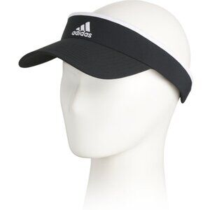 NWT Adidas Match Visor OS MSRP $22 Black & White